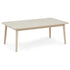 Rectangular Coffee Table Nyborg 125x70 - White Oil